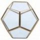4X (üveg Pentagon geometriai terrárium tartály ablakpárkány dekoráció virág PoF1J9