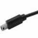1X (csere USB szinkron töltő kábel a PS3 vezérlőhöz, fekete Q6I3)