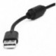 1X (Új prémium xbox 360 USB-átmeneti kábel - fekete M9K4)