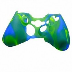 Camo kék-zöld szilikon bőrvédő burkolat, tok, tok Xbox 36 P4T1