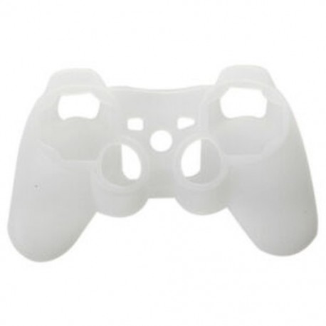 Bőrfedő védőszilikon tok PS2 PS3 vezérlőhöz - Fehér A2W1
