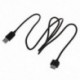 1X (1m 2 az 1-ben adatkábel töltő kábele USB2.0 kábel a Playstation PS Vit M3X3 készülékhez