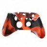 Szilikon bőrszabályozó tok, kompatibilis az Xbox One-val (piros és fekete) K8W6