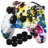 Szilikon borító bőr tok kinyomtatása az Xbox One S / X vezérlő x 1 (Graffiti) X9T9-hez