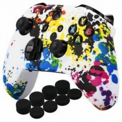 Szilikon borító bőr tok nyomtatása az Xbox One S / X vezérlő x 1 (Graffiti) T7K8-hoz