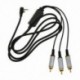 AV TV kábel RCA audio-video kábel a Sony PSP Slim 2000 3000 televízióhoz Pr G4Z1