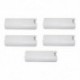 10 darab fehér csere elem fedél a Nintendo Wii Controller Remo P6G8 számára