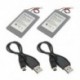 1X (2x akkumulátor 1800 mAh 3,7v   USB-kábel a PS3 Pla X4W9 Sony konzolvezérlőhöz)