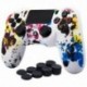 8X (vízátviteli nyomtatás álcázó szilikon borító bőr tok a Sony PS4 I8G8 készülékhez