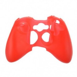 20x (Szilikon bőr tok az XBOX 360 vezérlőhöz. Új védőtok, piros K7O8