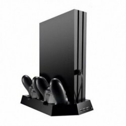 3X (Függőleges állványtöltő PS4 / PS4 Pro / PS4 Slimhoz) Kettős vezérlő Cha Cha9 L9W9