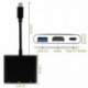 5X (HDMI USB C Hub adapter Nintendo kapcsolóhoz, 1080P C típusú HDMI-be konvertálás P2X7-re