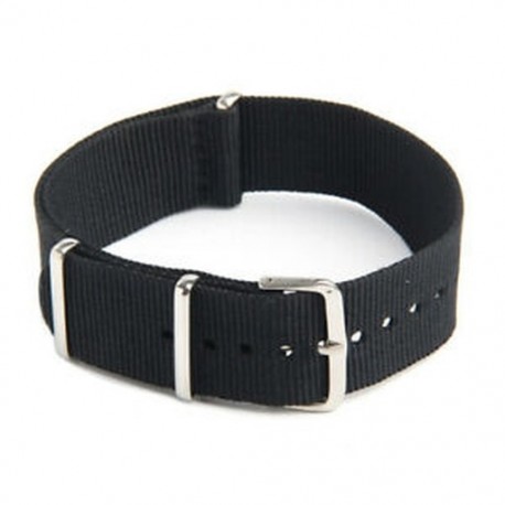 1X (óraszíj sávos katonai hadsereg Nylon vászonváltók G10 férfi szín: fekete T9P3