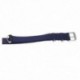 18 mm-es nylon karóra sáv húzózsinórral karkötő Strap óraszíj sötétkék U4Z7