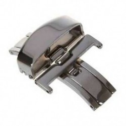 Rozsdamentes acél biztonsági összecsukható kapocs 22mm M5N5 karórahoz