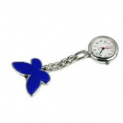 Kvarc nővér / orvosok zsebfobóra kék pillangó díszítéssel B7U3 K0T3