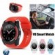 V8 vezeték nélküli Smart Watch óra karóra telefon érintőképernyő Bluetooth csuklóóra Android iPhone