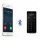 Szuper Mini Ultravékny Anica A7 mobiltelefon MP3 Bluetooth 1.63 " Dual SIM okostelefon