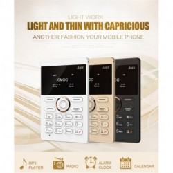 AIEK E1 1,0" Quad Band Bluetooth 3.0 FM Audio lejátszó kártya telefon