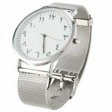 CCQ Brand Mesh Watch egyedi arab számok, órák, hétköznapi nők, férfiak, Quartz V3Y4