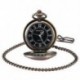 Steampunk halál koponya kalóz vörös sárkány retro medál zsebóra ajándék J1B M7T7