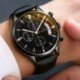 Cuena Férfi bőrötvözetből készült sportóra Men&*39 s Business Watch Men`S Quartz Cl G2P2