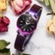 6X (LVPAI Star Diamond Diamond digitális acél öv női karóra mágneses Buckl U2C8