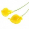 1X (10db elegáns, élethű, valódi tapintású művirágú Calla Lily virág, Weddin M7T4