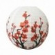 9X (3 piros Sakura (cseresznye) virág készlet, fehér színű, kínai / japán La D8C1 papír)