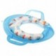 Kék edény WC-ülőkeretű WC-reduktor fogantyúval a Baby Child P1R6-hoz