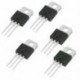 1X (5 db szilícium kétirányú tirisztorok 600V 16A SCR Triacs BTA16-600B K7U8)