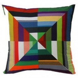 Párnahuzat-dekoráció Geometriai párnahuzat-ház kanapé Autós kanapé Pa K7M2