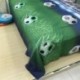 Labdarúgás ágynemű - 3D-s ágynemű - Paplan paplanhuzat - ágy az N4V8 táska levéléből