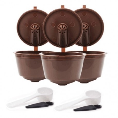 1X (Dolce Gusto kávékapszula csésze tea csepegtető újrafelhasználható szűrőkosarakhoz M5T7