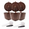1X (Dolce Gusto kávékapszula csésze tea csepegtető újrafelhasználható szűrőkosarakhoz M5T7