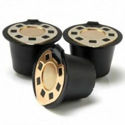 Újratölthető CAPsules hüvelyek Újrafelhasználható NesprESSo Kávé CAPsule szűrők készlet Comp L9Z5
