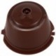 10 PCS újratölthető újrahasznosítható kávékapszula-szűrő a Nescafe Dolce Gusto Q2V9 készülékhez