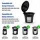 2X (6 x egyszer használatos újratölthető kávéfőző), kompatibilis a Keurig X7K2-vel