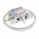 Hálózati váltóáramú 220 V-250 V 5 (4) 3-pólusú, 5,8 mm-es diatengelyes hűtőszekrény-termosztát H6P1
