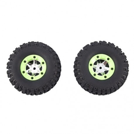2X (Wltoys számára: 12428/12423 1/12 RC autó pótalkatrészek, 2PCS bal oldali kerekek 0070 M2U1)