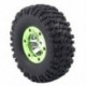 2X (Wltoys számára: 12428/12423 1/12 RC autó pótalkatrészek, 2PCS bal oldali kerekek 0070 M2U1)