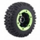 2X (Wltoys számára: 12428/12423 1/12 RC autó pótalkatrészek, 2PCS bal oldali kerekek 0070 M2U1)