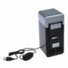 PC USB Mini hűtőszekrény hűtőszekrény ital Dr Can Cooler Melegebb F7P4