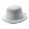 Női mini kalap lenyűgöző burlesque hajtű fehér fehér U7P3
