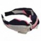 Lady Sweet Bowknot szalaggal ellátott hajpántos fejpánt - sötétkék csíkos G3X8 S3B8