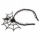 Halloween Cosplay Spider Hair Hoop - Új, trendi pókok Webes fejpánt fejlécek Z1M8