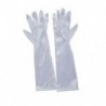 1X (Fehér női hosszú szatén estélyi kesztyűk Divatos ruha Esküvői Prom Co N7X8