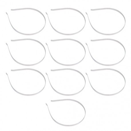 10 db üres fejpánt fém hajpántos sok DIY kiegészítő Z3A1