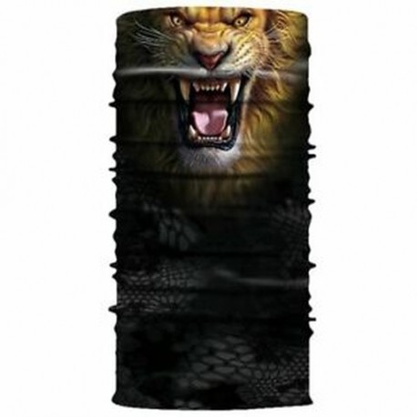 3D mágikus törülközővel nyomtatott oroszlánmaszk zökkenőmentes napelem krém multifunctio N5L1