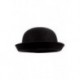 1X (fekete női Vogue szüret aranyos divatos bowler derby kalap Cloche Fashion U3T3)
